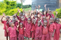 Schulkinder in Uganda